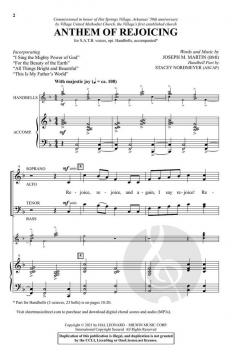Anthem of Rejoicing von Joseph M. Martin 