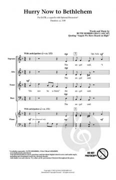 Hurry Now to Bethlehem von Ruth Morris Gray 