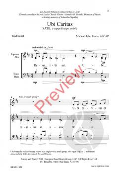 Ubi Caritas von Michael John Trotta 