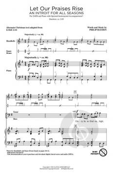 Let Our Praises Rise An Introit for All Seasons von Philip M. Hayden 