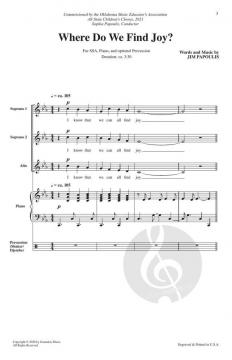 Where Do We Find Joy? von Jim Papoulis 