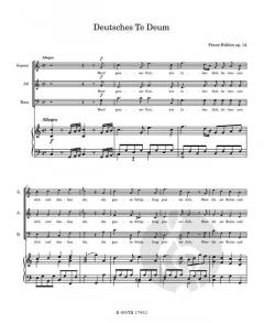 Deutsches Te Deum von Franz Bühler 