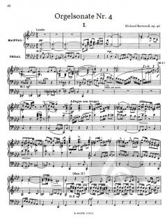4 Sonaten für Orgel von Richard Bartmuß im Alle Noten Shop kaufen