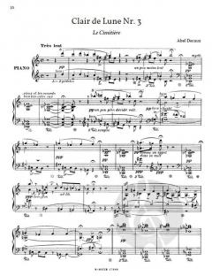 Vier Clairs de Lune von Abel Decaux 