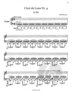 Vier Clairs de Lune von Abel Decaux 