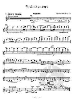 Violinkonzert a-Moll op.48 von Alfredo Casella im Alle Noten Shop kaufen