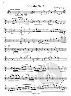 Violinsonate Nr. 2 op.24 von Emil Sjögren im Alle Noten Shop kaufen