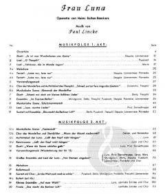 Frau Luna von Paul Lincke 