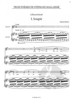 Trois Poèmes de Stéphane Mallarmé von Maurice Ravel 
