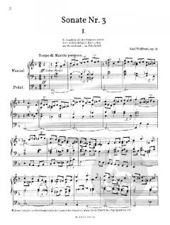 Orgelsonate Nr. 3 op.15 von Karl Wolfrum im Alle Noten Shop kaufen