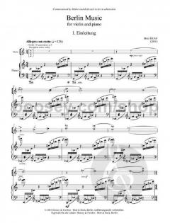 Berlin Music von Brett Dean 