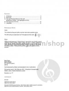 Berlin Music von Brett Dean 