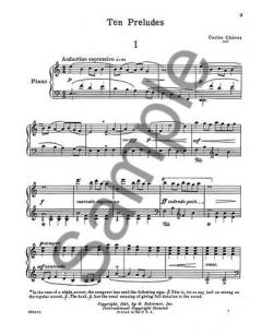 10 Preludes For The Piano von Carlos Chavez 