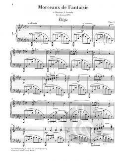 Morceaux de fantaisie op. 3 von Sergei Rachmaninow 