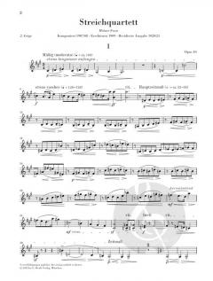 Streichquartett Nr. 2 op. 10 von Arnold Schönberg 