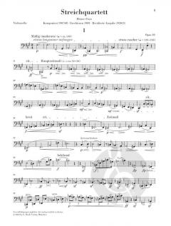 Streichquartett Nr. 2 op. 10 von Arnold Schönberg 