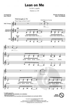 Lean on Me von Bill Withers 