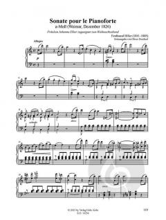 Klaviersonaten von Ferdinand Hiller im Alle Noten Shop kaufen