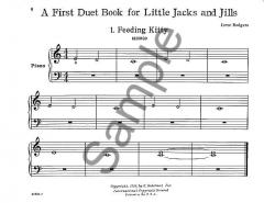 1st Duet Book Jack N Jill von Irene Rodgers 