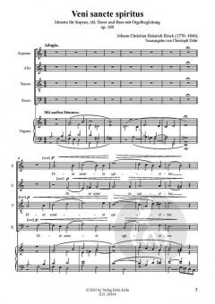 Veni sancte spiritus von Johann Christian Heinrich Rinck 
