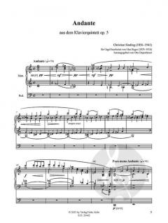 Andante op. 5/2 von Christian Sinding 