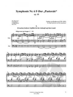 Symphonie Nr. 6 F-Dur op. 68 von Ludwig van Beethoven 