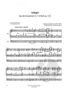 Adagio B-Dur op. 125/3 von Ludwig van Beethoven 