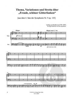 Freude, schöner Götterfunken von Ludwig van Beethoven 