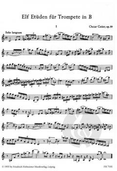 11 Etüden op. 59 von Oscar Geier 
