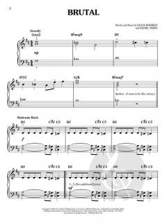 Sour (Easy Piano) von O. Rodrigo 