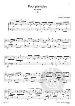 Four Preludes von Claudio Bonometti 