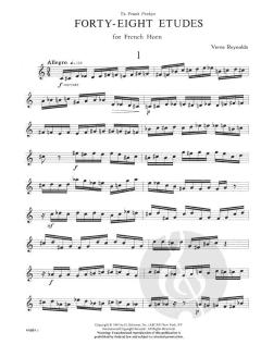 48 Etudes For French Horn von Verne Reynolds im Alle Noten Shop kaufen