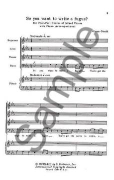 So You Want To Write A Fugue? (Glenn Gould) 