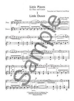 Little Pieces for Flute and Guitar 