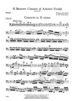 Ten Bassoon Concerti Vol.1 (Antonio Vivaldi) 