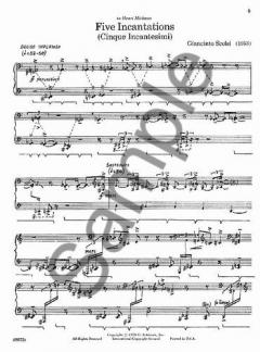 5 Incantations von Giacinto Scelsi 