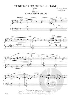 3 Morceaux von Lili Boulanger 