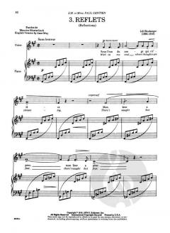 Quatre Chants pour Voix et Piano von Lili Boulanger 