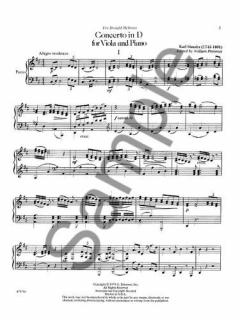 Concerto In D op. 1 Viola/Pianogreat Performers Edition von Carl Stamitz im Alle Noten Shop kaufen