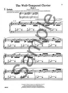 Well Tempered Clavier Book 1 von Johann Sebastian Bach im Alle Noten Shop kaufen - 50336220
