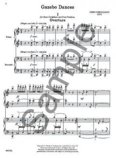 Gazebo Dances von John Corigliano für Klavier zu 4 Händen im Alle Noten Shop kaufen