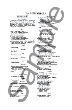 La Sonnambula von Vincenco Bellini 