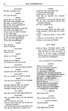 Die Fledermaus Libretto von Johann Strauss (Vater) 