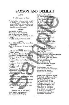 Samson And Delilah von Camille Saint-Saëns 