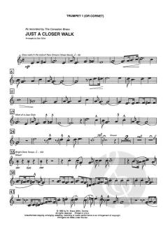Just A Closer Walk (Canadian Brass Quintet) 