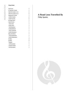 A Road Less Travelled By von Philip Sparke 