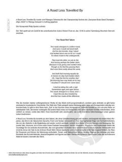 A Road Less Travelled By von Philip Sparke 