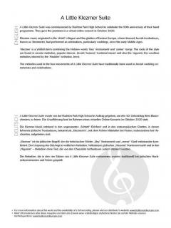 A Little Klezmer Suite von Philip Sparke 