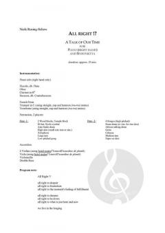 All Right!? (A Talk Of Our Time) 