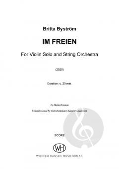 Im Freien von Britta Byström 